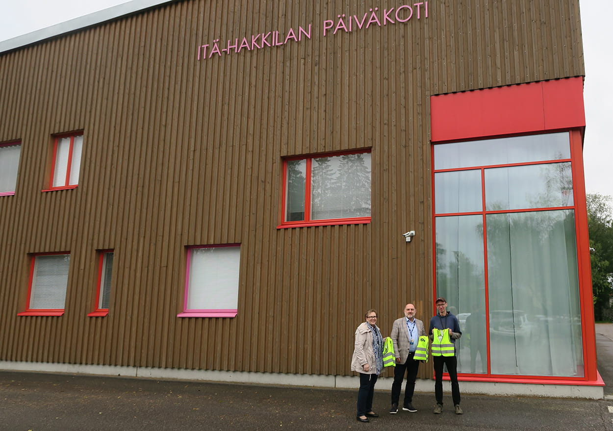 Itä-Hakkilan päiväkodin julkisivu